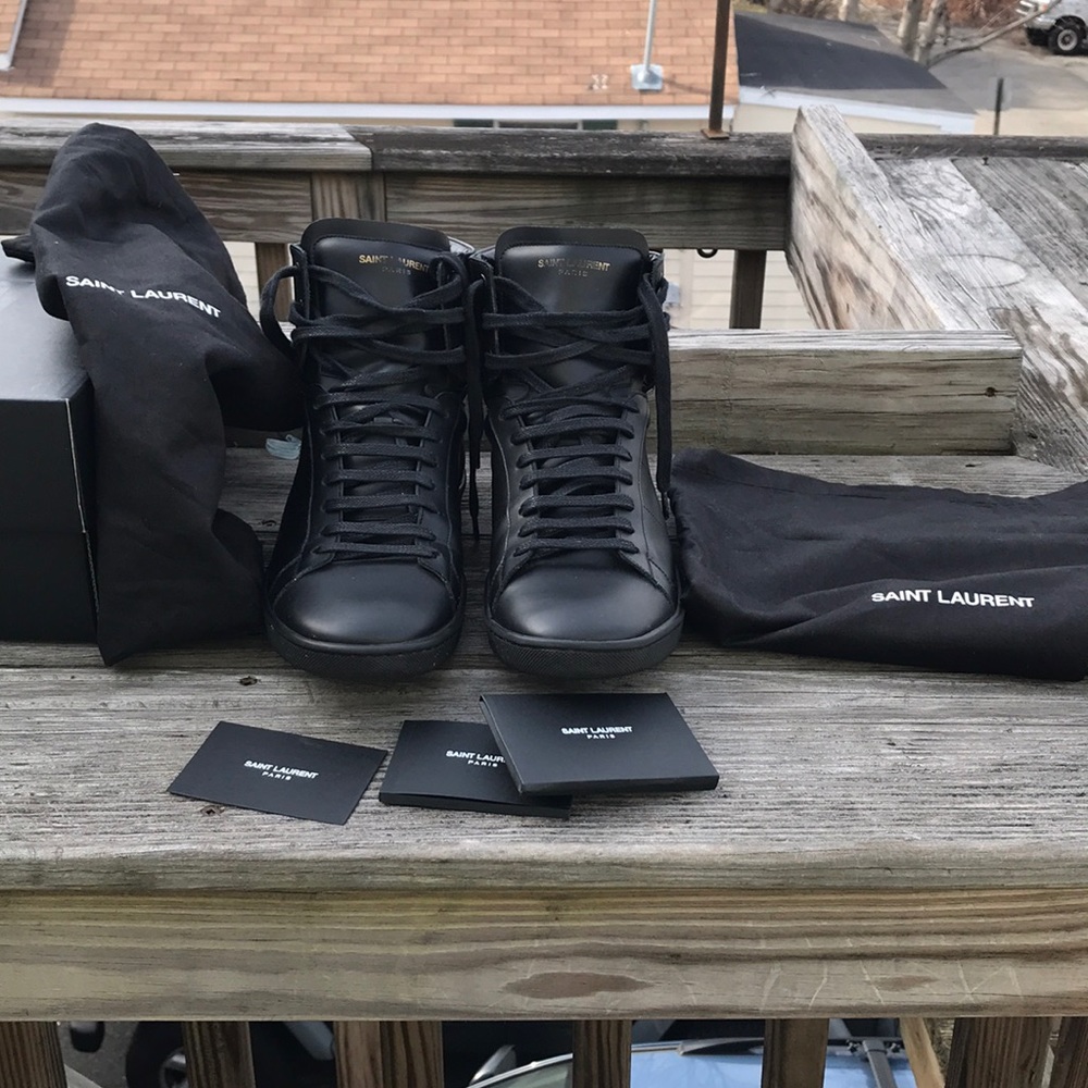 SAINT LAURENT HIGH TOP SHOES SIZE 10 ...43